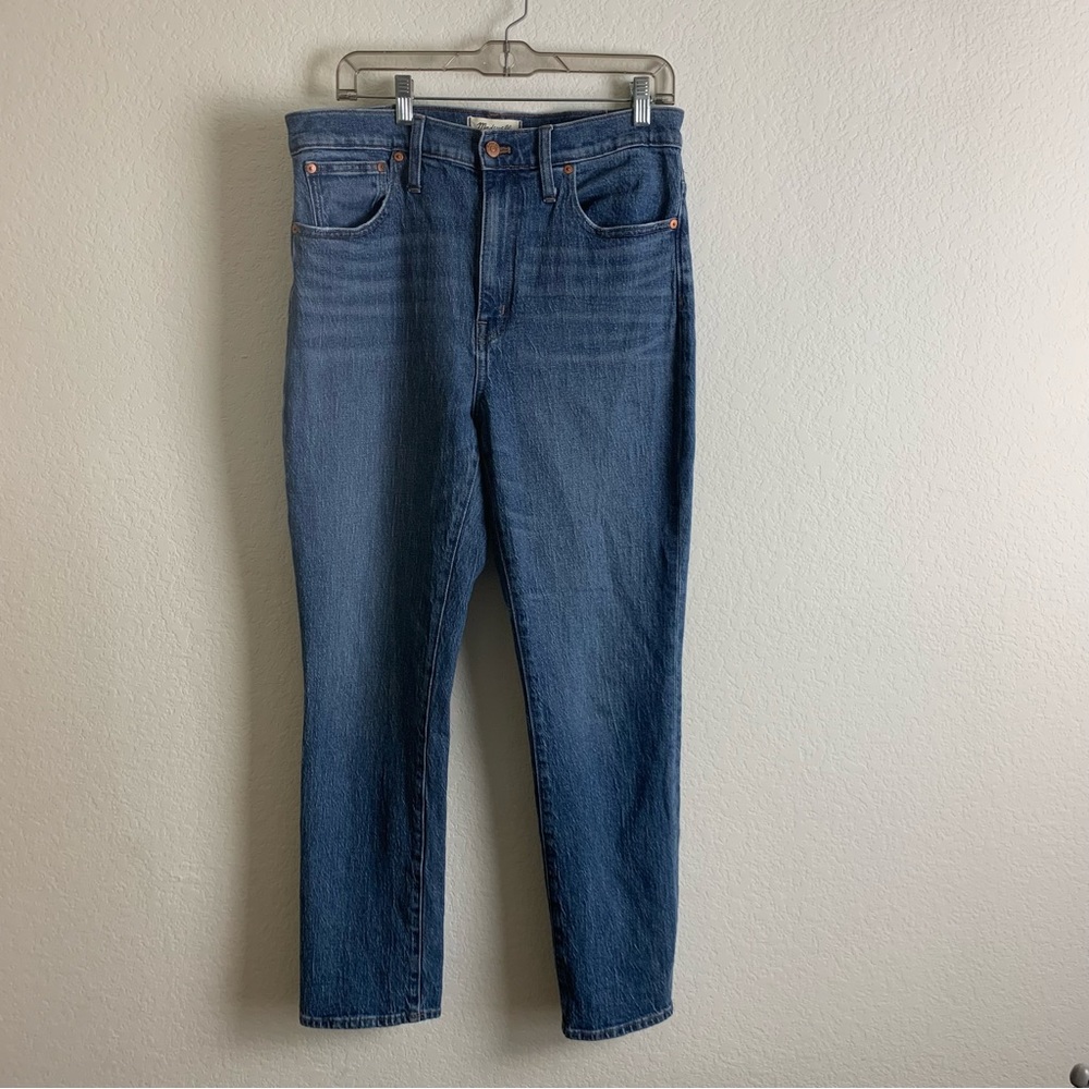 Madewell womens the high rise slim BoyJean moorland wash 29
